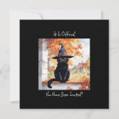 ハロウィンの黒猫 (正面)