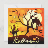 ハロウィンの黒猫 シーズンカード (正面)