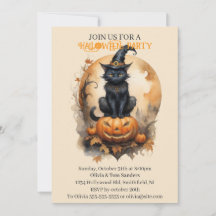 ハロウィンの黒猫