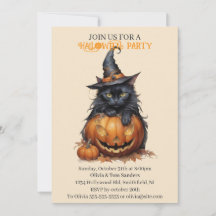 ハロウィンの黒猫