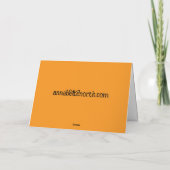 ハロウィンの3匹の犬  カード (裏面)