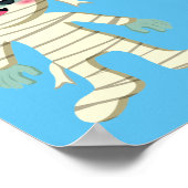 ハロウィンの「トリックまたはトリート」ポスタパーソナライズされたー ポスター (角)