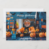 ハロウィンの"レンガまたは治療" カード (正面)