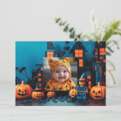 ハロウィンの"レンガまたは治療" カード (スタンド正面)