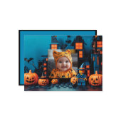 ハロウィンの"レンガまたは治療" カード (正面/裏面インサイチュ)