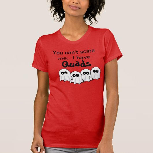 ハロウィンの"私にクォード"がティーあります Tシャツ (正面)