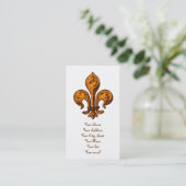 ハロウィンの（紋章の）フラ・ダ・リ 名刺 (スタンド正面)