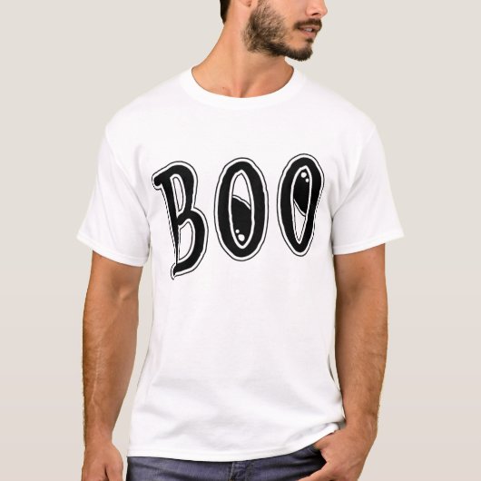 ハロウィンの*BOO* Tシャツ (正面)