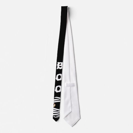 ハロウィンはおもしろいのハロウィンのミイラの衣裳のタイを結びます ネクタイ (裏面)