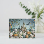 ハロウィンはがき ポストカード (スタンド正面)