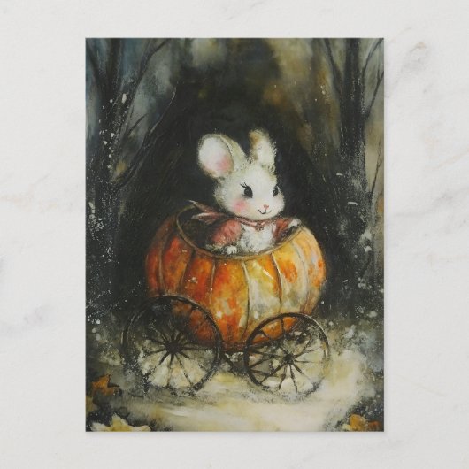 ハロウィンはがき ポストカード (正面)