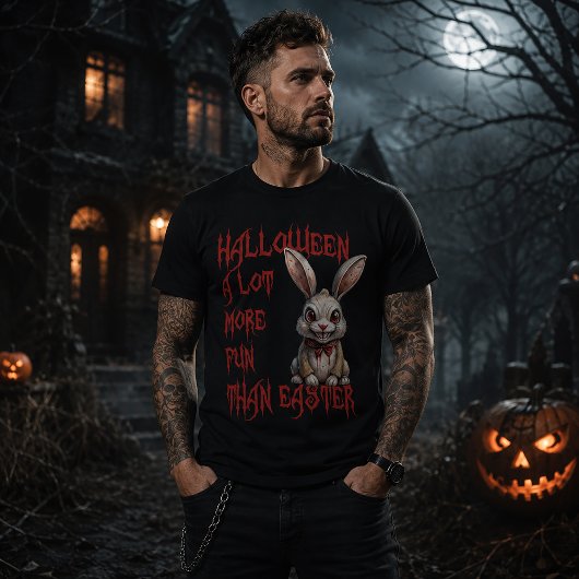 ハロウィンはイースターよりずっと楽しい Tシャツ