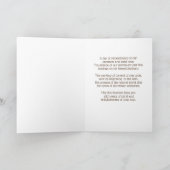 ハロウィンはオオカミ、フクロウおよびワタリガラスの月の天恵を梳きます カード (内部)