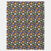 ハロウィンはフリースブランケットを扱います フリースブランケット (正面)