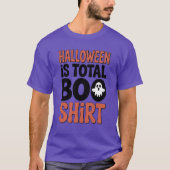 ハロウィンは完全にくだらないTシャツのユーモア Tシャツ (正面)