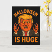 ハロウィンは最高だ カード (黄色い花)