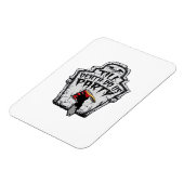 ハロウィンは死クラシックパーティー マグネット (左側)