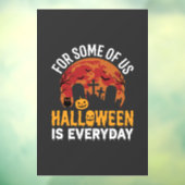 ハロウィンは毎日 スプーキー 墓地 月 ウィンドウサイン (シート3)