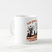 ハロウィンは毎日 魔女 シルエット 満月 G コーヒーマグカップ (正面左)