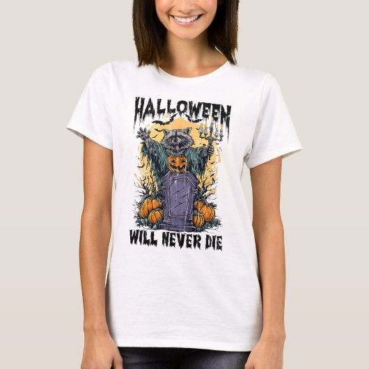 ハロウィンは決して死なない Tシャツ (正面)