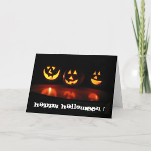 ハロウィンは直面します カード