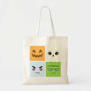ハロウィンは直面します トートバッグ