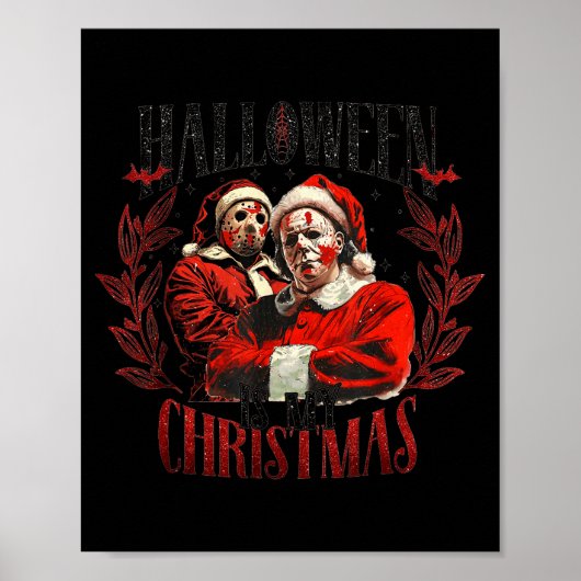 ハロウィンは私のクリスマス ポスター (正面)