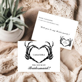 ハロウィンは私の花嫁のプロポーザルのカードになる 招待状