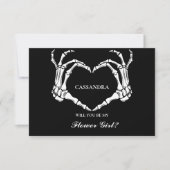 ハロウィンは私の花嫁のプロポーザルのカードになる 招待状 (正面)