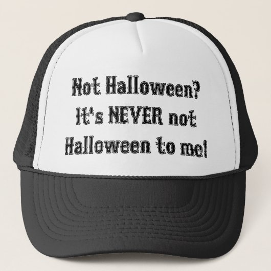 ハロウィンは終わらない キャップ (正面)