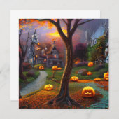 ハロウィンは10祝月31日の休日だ ノートカード (正面/裏面)