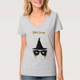 ハロウィンまたは毎日 オレンジ魔女エネルギー Tシャツ