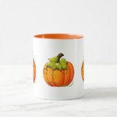 ハロウィンまたは秋カボチャマグ マグカップ (中央)
