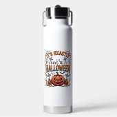 ハロウィンまでの日数 ジャックランタン コウモリ_1 ウォーターボトル (正面)