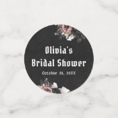 ハロウィンまで死が私たちを別つまで  ブライズシャワー コンフェッティ (スモール正面)