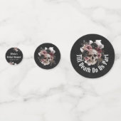 ハロウィンまで死が私たちを別つまで 花嫁のシャワー コンフェッティ (正面)