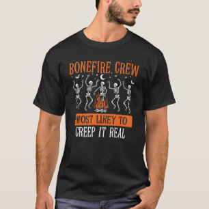 ハロウィンもっとも~似合うグループマッチングスケルトン Tシャツ