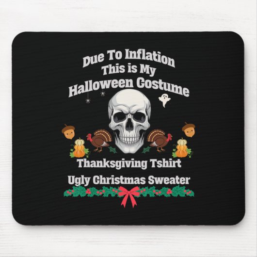 ハロウィンも感謝祭もクリスマスも私のもの マウスパッド (正面)