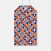 ハロウィンよくはしゃぐをテーマにしたパターン ギフトタグ (裏面)