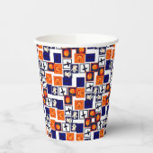 ハロウィンよくはしゃぐをテーマにしたパターン 紙コップ (左)