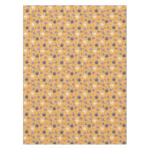 ハロウィンよくはしゃぐ幽霊と魔女のパターン テーブルクロス (正面)