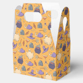 ハロウィンよくはしゃぐ幽霊と魔女のパターン フェイバーボックス (オープン)