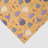 ハロウィンよくはしゃぐ幽霊と魔女のパターン 薄葉紙 (詳細)