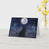 "ハロウィンよく知られた"カード カード (黄色い花)