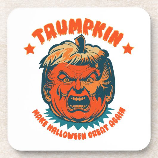 ハロウィンをもう一度偉大にするトランプキン おもしろい  コースター (正面)
