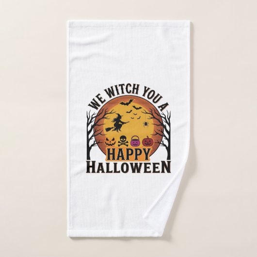 ハロウィンをウィッチーに楽しもう ヴィンテージ ハンドタオル (ハンドタオル)