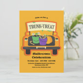 ハロウィンをトランクまたは治療する 招待状 (スタンド正面)