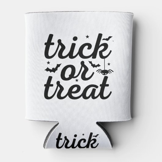 ハロウィンをトリックまたは治療する 缶クーラー (正面)