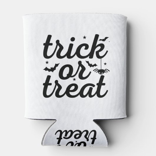 ハロウィンをトリックまたは治療する 缶クーラー (裏面)