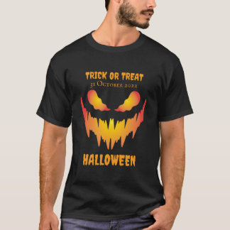 ハロウィンをトリックまたは治療する Tシャツ
